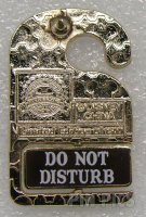 WDW - Frontier Mickey - Wilderness Lodge - Resort Do Not Disturb Signs