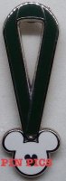 WDW - 2010 Hidden Mickey Completer Pin - Lanyard - Green