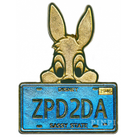 Brer Rabbit - Gold Chaser - Song of the South - ZPD2DA - Character License Plate - Mystery