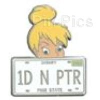 Tinker Bell - Peter Pan - 1DNPTR - Character License Plate - Mystery