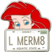 Ariel - Little Mermaid - LMERM8 - Character License Plate - Mystery