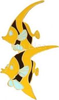 WDW - Living Seas Scuba Mickey Pin Set (Two Angel Fish)