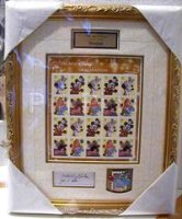 Disneyland/USPS The Art of Disney Imagination Stamp Sheet & Pin