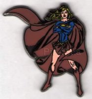 Supergirl Six Flags Pin