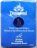 DLR - Partners Statue - Friend of Disneyland - Cast Exclusive