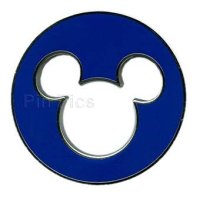 Mickey Mouse Icon - Blue Cutout