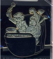 WDI - Doom Buggies Connector Pin #12 Graveyard band #2 (Drum Ghost and Bagpipe Ghost)