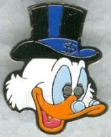 Scrooge McDuck Head - Eye Holes