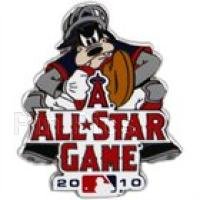 2010 mlb all star game pin with Goofy catching