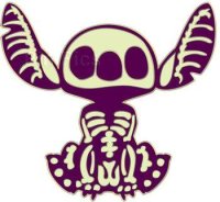 DS - Variations of Stitch Set (Glow in the Dark Skeleton)