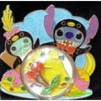 HKDL - Stitch and Scrump - Penguin Ice Cream Cherry in Bubble