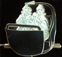 WDI - Doom Buggies Connector Pin #21 - Old Women with Rose