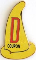 WDI - Sorcerer Hats Mystery Pin Collection - Attractions #2 - D Ticket Coupon