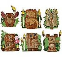 Disneystore.com Tiki Pin Set -- 6-Pc.