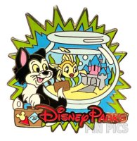 DLR - Free Gift Card - Travel Agent Promo Pin - Figaro and Cleo