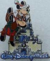 WDW - Mickey and Reindeer with Cinderella Castle