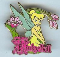 DSF - Tinker Bell with Name and Pink Flowers (Surprise Release)