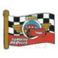 WDW - Mystery Box Set - Character Flags - Lightning McQueen Only