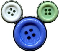 Mickey Mouse Icon - Colorful Buttons