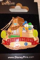 HKDL Disney Pin Park Map Series - Donald Adventureland