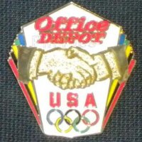 Office Depot USA with Olympic rings