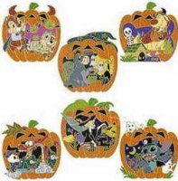 DS - Halloween Pumpkin Pin Set