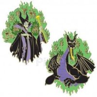 DS - Maleficent and Dragon - Green Flames - Sleeping Beauty - Jumbo