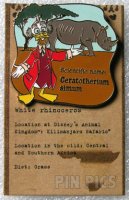 WDW - Ludwig Von Drake with White Rhinoceros - Animal Kingdom - Animals Mystery