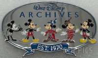 DIS - Mickey Mouse - Walt Disney Archives Est 1970 - Mickey Through the Years - Jumbo - D23 Gold Members