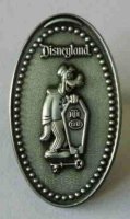 WDI - Pressed Pennies Mystery Pin Collection - Tower of Terror - Goofy as the Bellhop