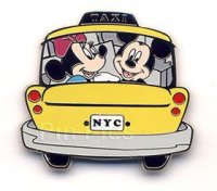 DS - Mickey and MInnie - New York City - Time Square - Taxi Cab