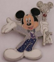 TDR - Mickey Mouse - Cast Lanyard Medallion - 25th Anniversary