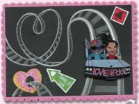 WDW - Love is Magical - Postcard & Pin - Love is Rock 'n