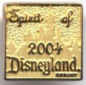 DLR - 2004 Cast Member Spirit Award Pin (Gold)