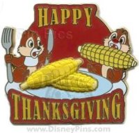 WDW - Happy Thanksgiving 2008 - Chip 'n Dale ARTIST PROOF