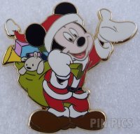 WDI - Santa Mickey Pin and Card - Happy Holidays 2010