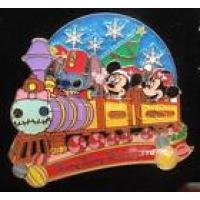 HKDL Stitch-Mickey-Minnie Holiday Train
