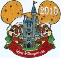 WDW - Characters with Cinderella Castle 2010 - Chip and Dale Artist Proof
