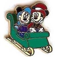 Miniature Minnie & Mickey in Sleigh Only