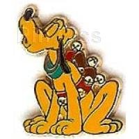 Miniature Pluto with Christmas Bells only
