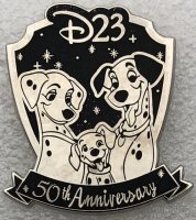 DS - Pongo, Perdita and Lucky - D23 Membership Exclusive - 50th Anniversary -101 Dalmatians