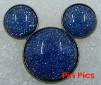 Mickey Mouse Icon - Blue Glitter
