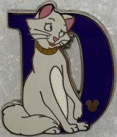 DL - D for Duchess - Alphabet  - Aristocats - Hidden Mickey 2011