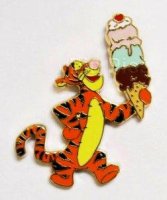 DSF - Pin Trader Delight PTD- Tigger with Ice Cream Cone GWP