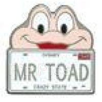 Character License Plate - Mystery Series - Mr. Toad (PRE PRODUCTION/PROTOTYPE)