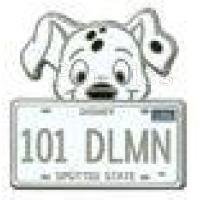 Character License Plate - Mystery Series - Dalmatian Puppy (PRE PRODUCTION/PROTOTYPE)