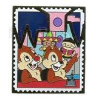 Pin Trading Stamp Collection - Castle - Chip & Dale