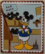 Pin Trading Stamp Collection - Castle - Donald