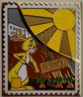 Pin Trading Stamp Collection - Pooh's Head - Rabbit