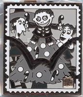 Pin Trading Stamp Collection - NBC Present - Lock, Shock, and Barrel (CHASER)